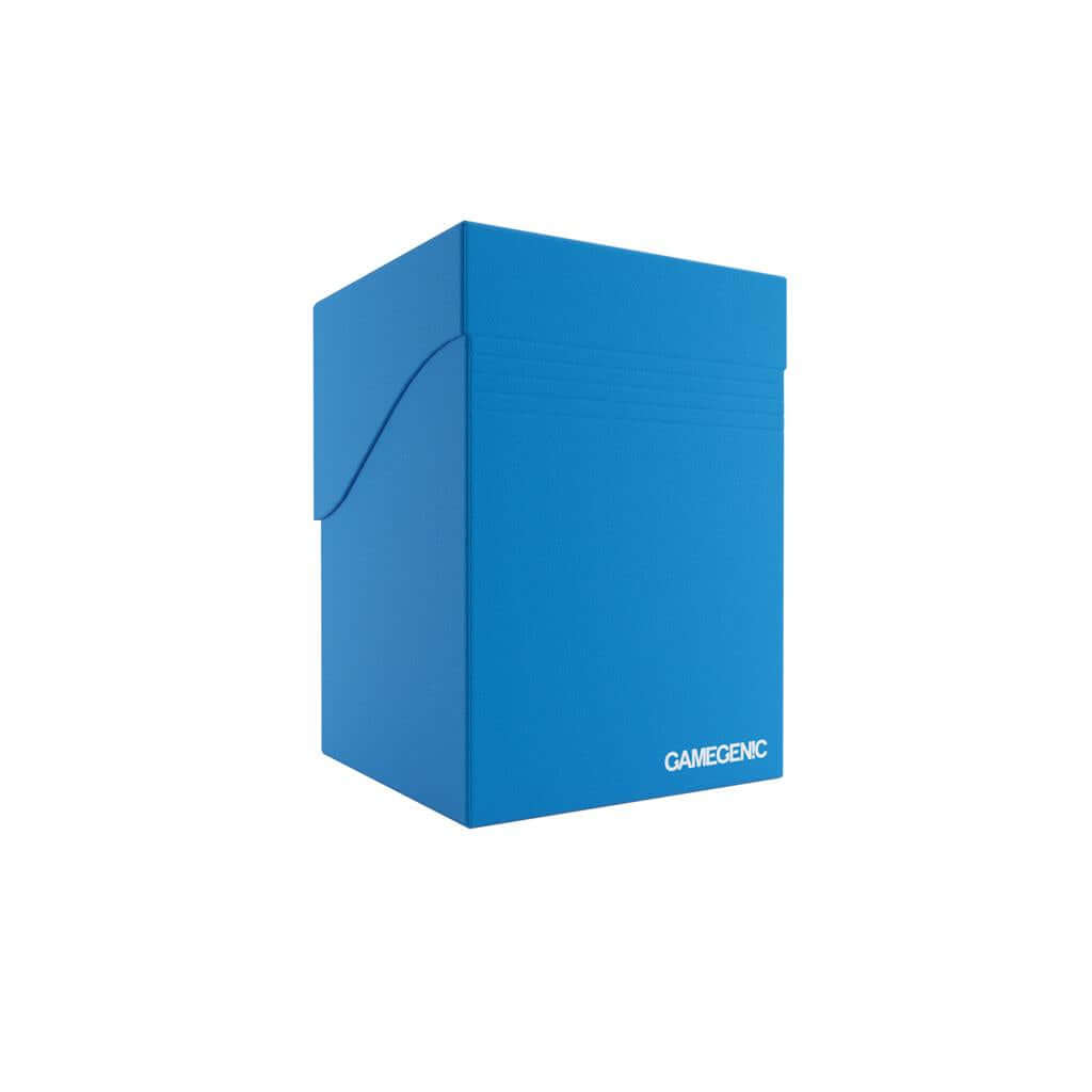 Accessoires Blauwe, casual deckbox die geschikt is voor het beschermen en opbergen van maximaal 100 kaarten met dubbele sleeves.