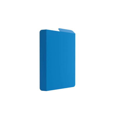 Accessoires Blauwe, casual deckbox die geschikt is voor het beschermen en opbergen van maximaal 100 kaarten met dubbele sleeves.