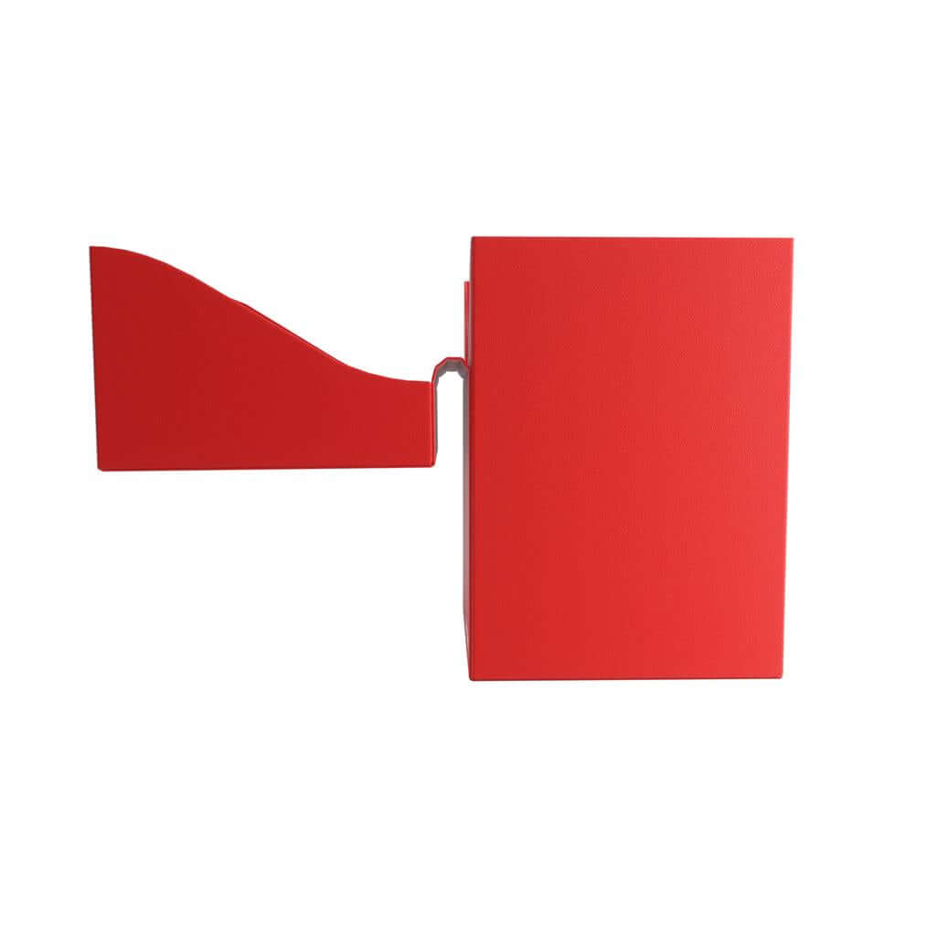 Accessoires Rode, casual deckbox die geschikt is voor het beschermen en opbergen van maximaal 100 kaarten met dubbele sleeves.
