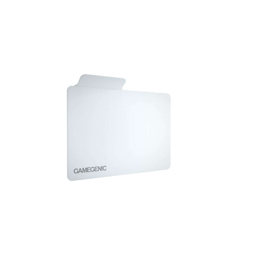 Accessoires Witte, casual sideloading deckbox die geschikt is voor het beschermen en opbergen van maximaal 80 kaarten met dubbele sleeves.