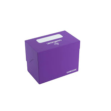 Accessoires Paarse, casual sideloading deckbox die geschikt is voor het beschermen en opbergen van maximaal 80 kaarten met dubbele sleeves.