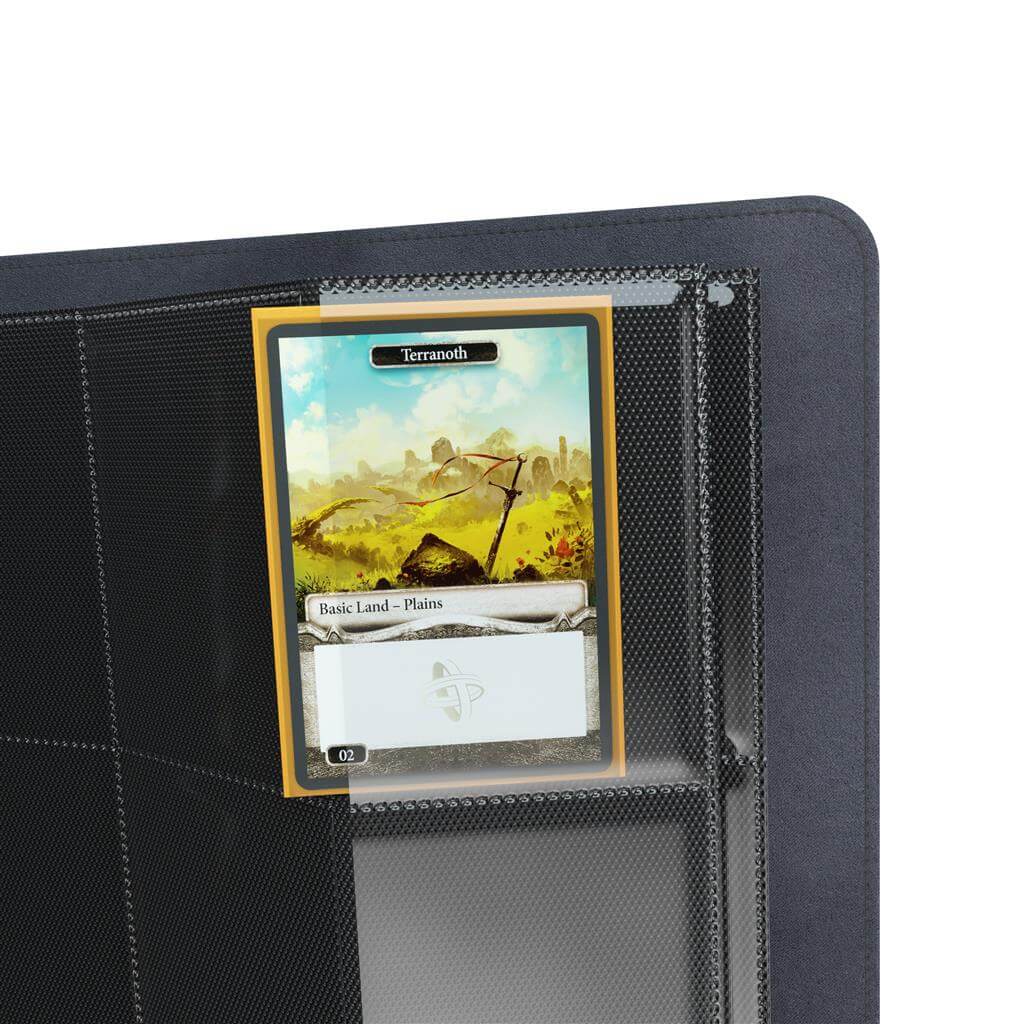 Accessoires Dit zwarte Prime album is voorzien van 20 sideloading 24-Pocket pagina's voor een totale capaciteit van 480 kaarten (zelfs met dubbele sleeves).