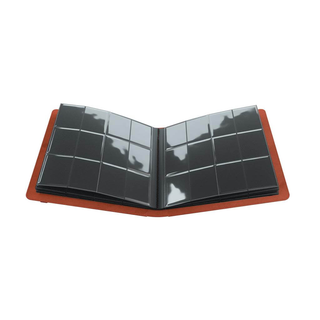 Accessoires Dit rode Prime album is voorzien van 20 sideloading 24-Pocket pagina's voor een totale capaciteit van 480 kaarten (zelfs met dubbele sleeves).