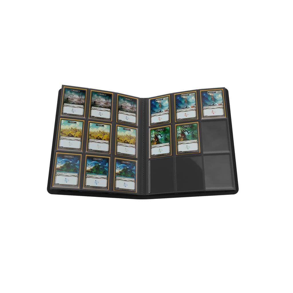Accessoires Dit zwarte Casual album is voorzien van 20 sideloading 18-Pocket pagina's voor een totale capaciteit van 360 kaarten (zelfs met dubbele sleeves).