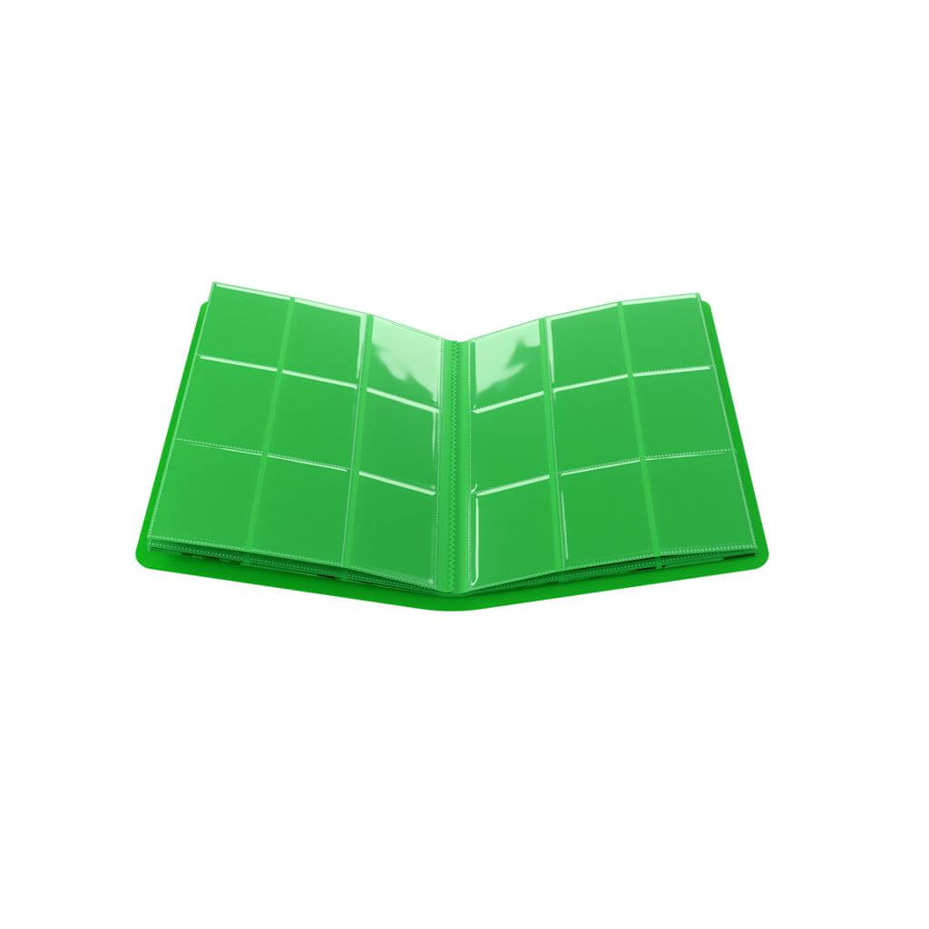 Accessoires Dit groene Casual album is voorzien van 20 sideloading 18-Pocket pagina's voor een totale capaciteit van 360 kaarten (zelfs met dubbele sleeves).