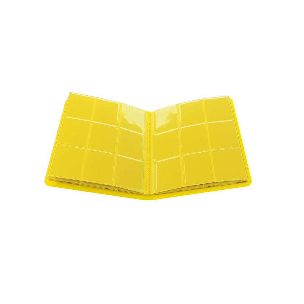 Accessoires Dit gele Casual album is voorzien van 20 sideloading 18-Pocket pagina's voor een totale capaciteit van 360 kaarten (zelfs met dubbele sleeves).