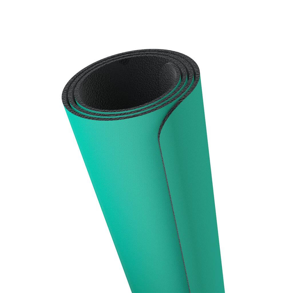 Accessoires Benzinekleurige premium speelmat van 2 mm dikte met een anti-slip achterzijde.