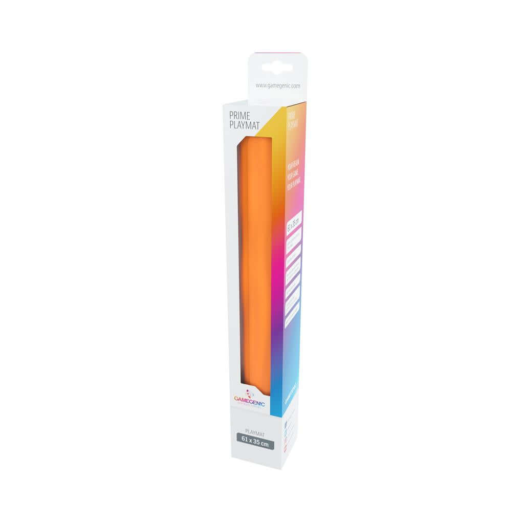 Accessoires Oranje premium speelmat van 2 mm dikte met een anti-slip achterzijde.
