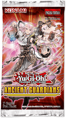 Yu-Gi-Oh Ancient Guardians unearths powerful new monsters in Spring 2021! This 60-card booster set introduces 3 brand-new strategies along with older cards that enhance them. As in Toon Chaos and Genesis Impact, 15 cards from the set will also be availabl