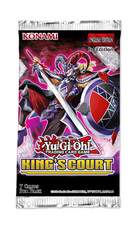 Wil jij een Yu-Gi-Oh King's Court Booster Pack kopen? Wij hebben een groot assortiment aan Yu-Gi-Oh producten! Betaal gelijk of achteraf.
