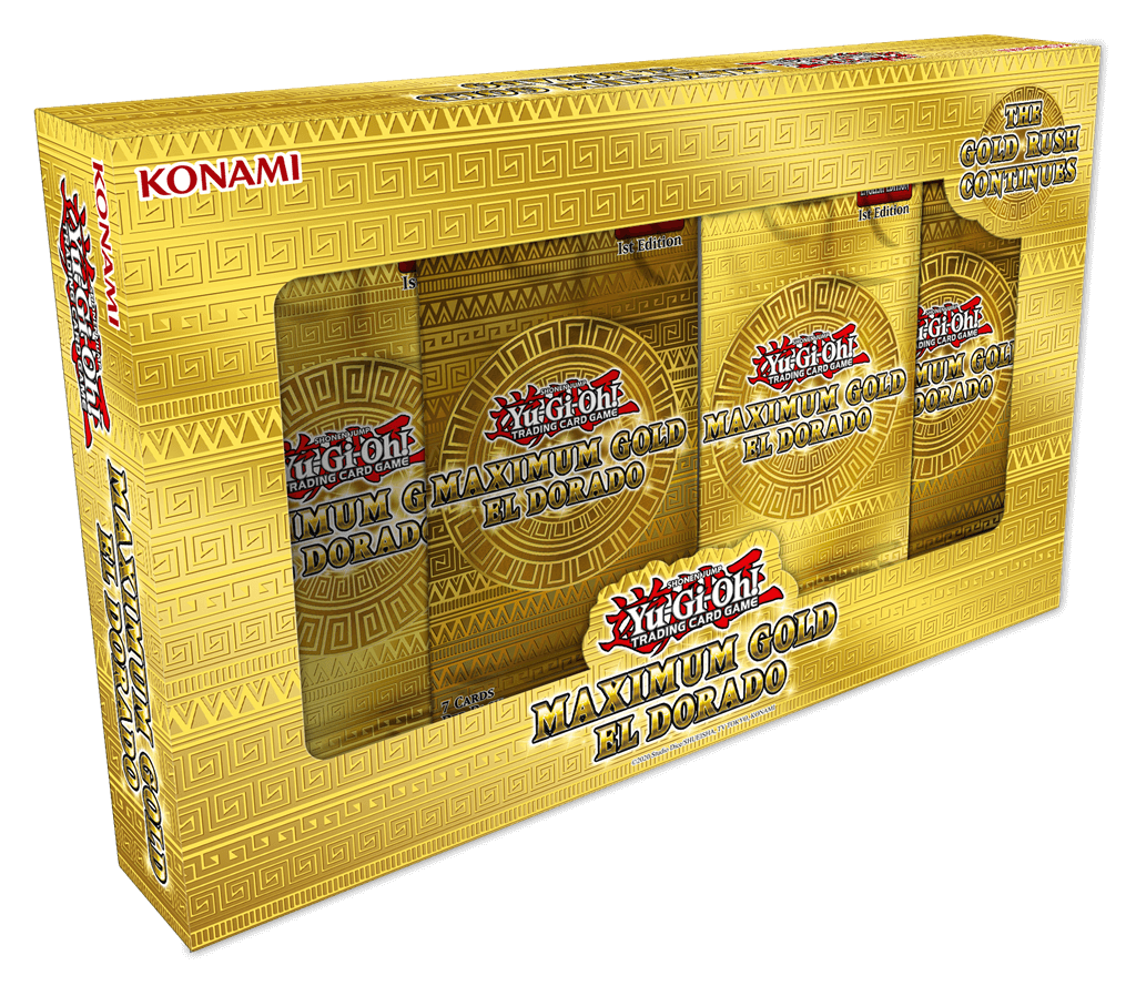 Wil jij een Yu-Gi-Oh Maximum Gold El Dorado kopen? Wij hebben een groot assortiment aan Yu-Gi-Oh producten! Betaal gelijk of achteraf.