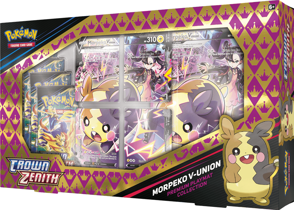 Wil jij een Pokémon Pokémon Crown Zenith Morpeko V Union Box kopen? Wij hebben een groot assortiment aan Pokémon producten! Betaal gelijk of achteraf.