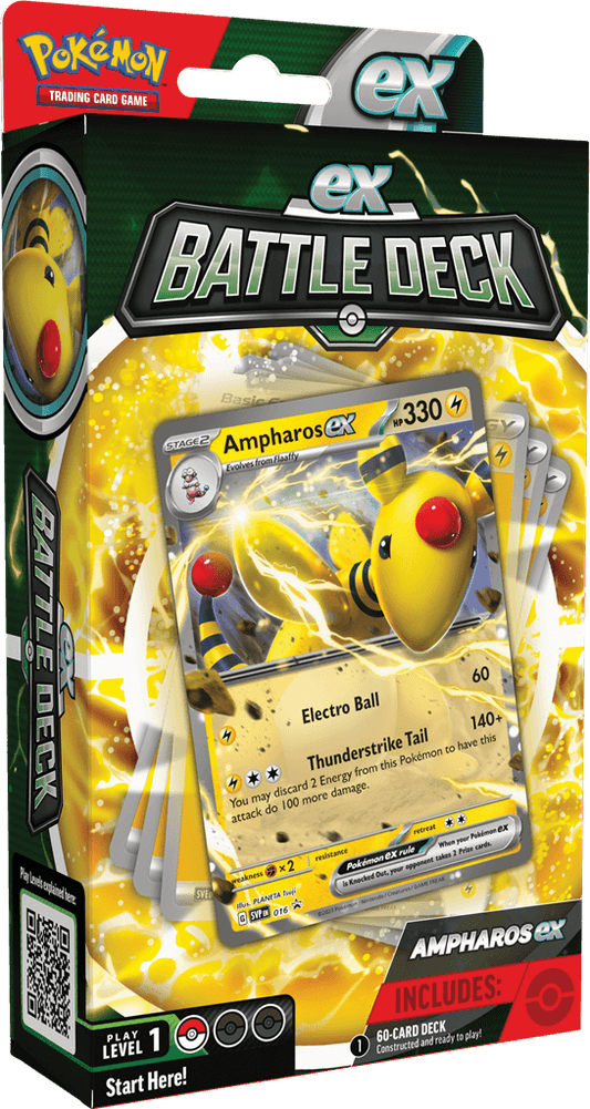 Pokémon Mighty Pokémon ex Battle for Victory!Powerful Pokémon ex are ready to charge onto the battlefield in the new Pokémon TCG: ex Battle Decks! Each 60-card deck is led by an exceptionalPokémon ex and includes everything you need to play right away. Le