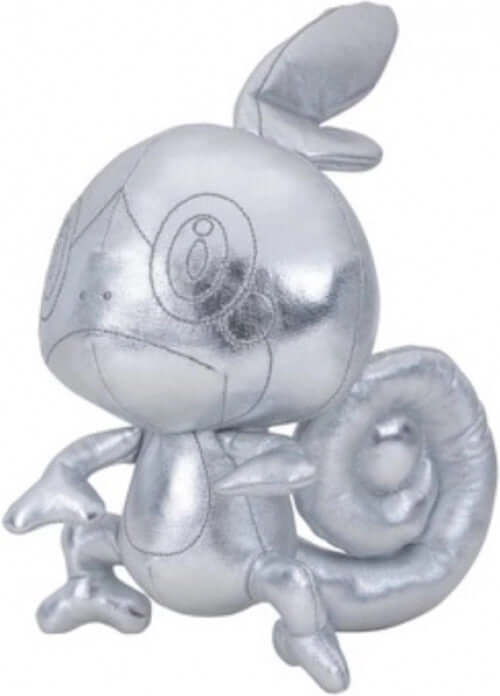 Pokémon Voor de 25ste verjaardag van Pokémon brengt Wicked Cool Toys een zilveren knuffel van Sobble uit. Dit is een echte must-have voor elke Pokémon fan. Waar wacht je nog op, Gotta Catch'em all!! Grootte: ongeveer 20cm Officieel gelicentieerd product