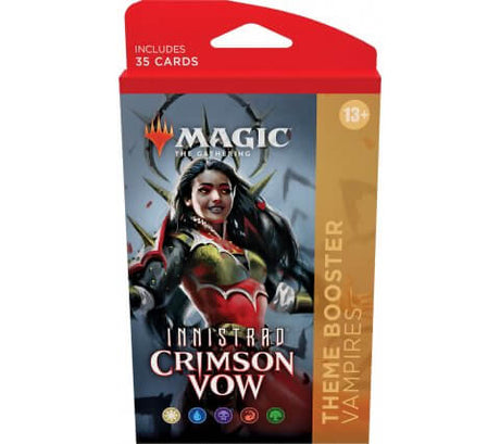 Wil jij een Magic! Innistrad Crimson Vow Theme Booster Pack kopen? Wij hebben een groot assortiment aan Magic! producten! Betaal gelijk of achteraf.