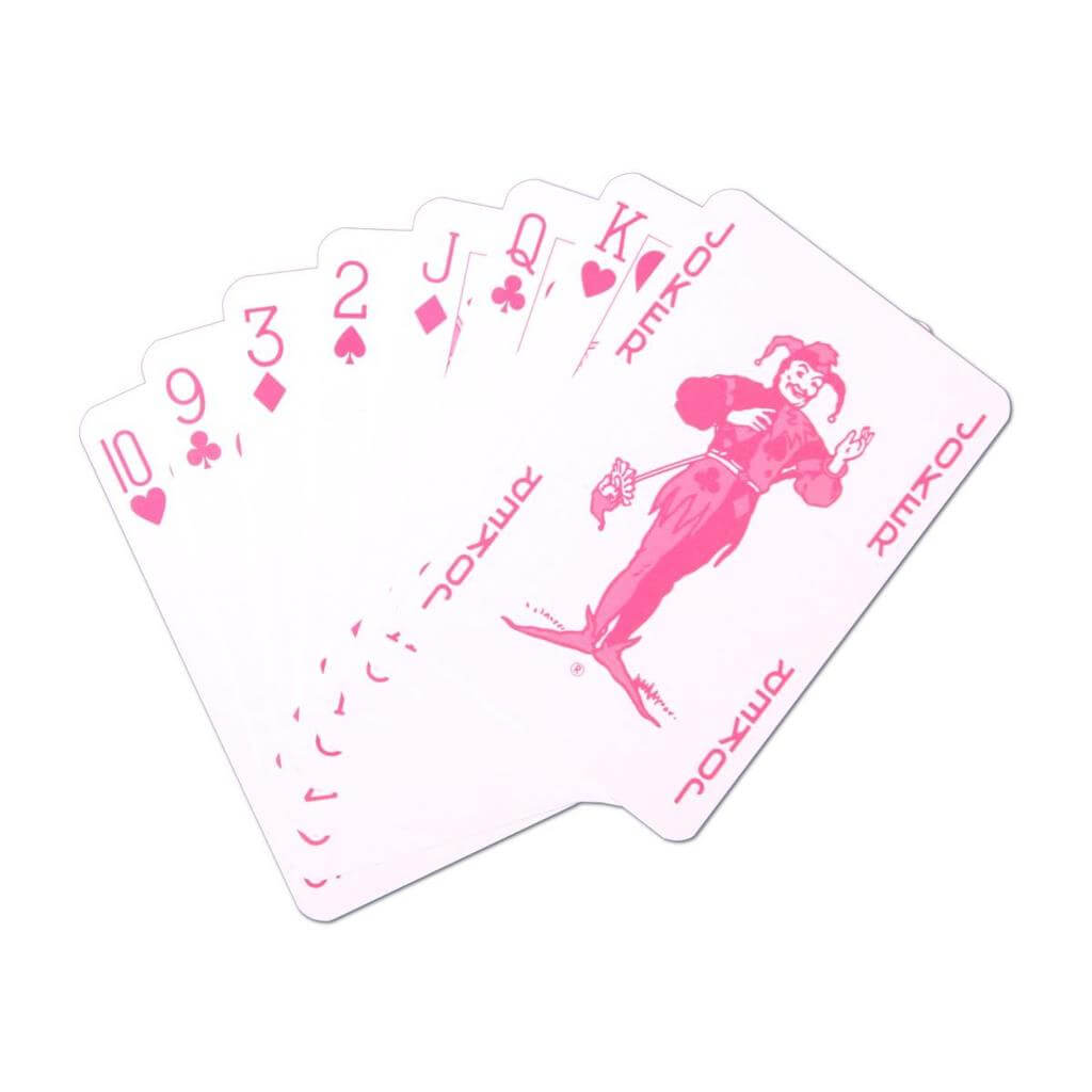 UITVERKOOP Roze editie van Waddingtons Number 1 standaard speelkaarten!