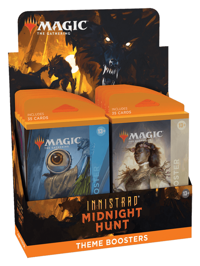 Wil jij een Magic! Innistrad Midnight Hunt Theme Booster Pack kopen? Wij hebben een groot assortiment aan Magic! producten! Betaal gelijk of achteraf.