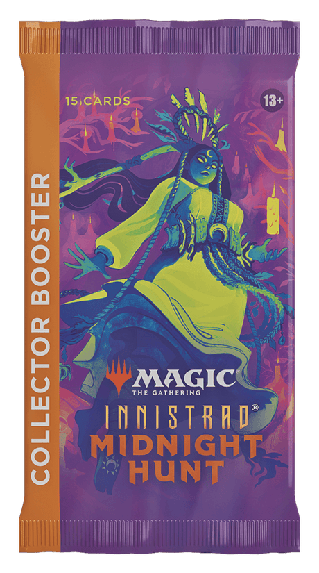 Wil jij een Magic! Innistrad Midnight Hunt Collector Booster Pack kopen? Wij hebben een groot assortiment aan Magic! producten! Betaal gelijk of achteraf.