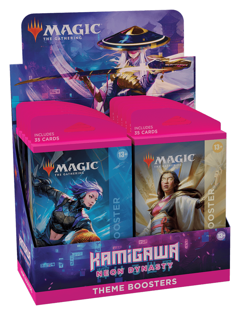 Wil jij een Magic! Kamigawa Neon Dynasty Theme Booster Pack kopen? Wij hebben een groot assortiment aan Magic! producten! Betaal gelijk of achteraf.