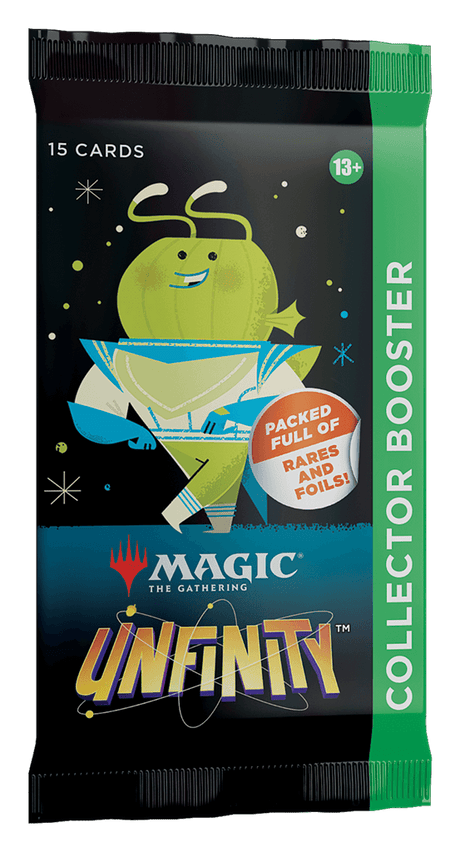 Wil jij een Magic! MTG Unfinity Collector Booster Pack kopen? Wij hebben een groot assortiment aan Magic! producten! Betaal gelijk of achteraf.